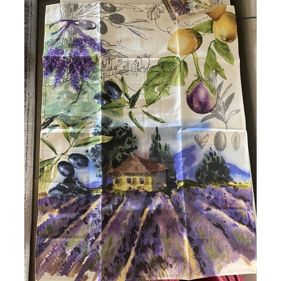 Michel Design Works Matching French Lavender Kitchen Towel & Pot Holder - Picture 9 of 13